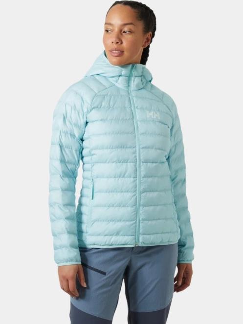 Helly Hansen W Banff Hooded Insulator női túrakabát világoskék színben 2