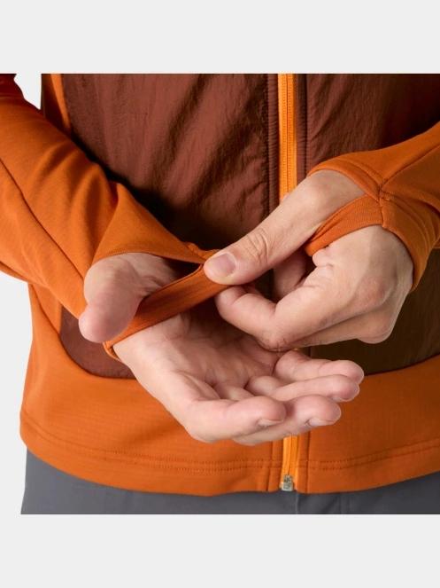 Helly Hansen Versalite Hybrid Fleece Jacket férfi hibrid felső narancssárga színben 5