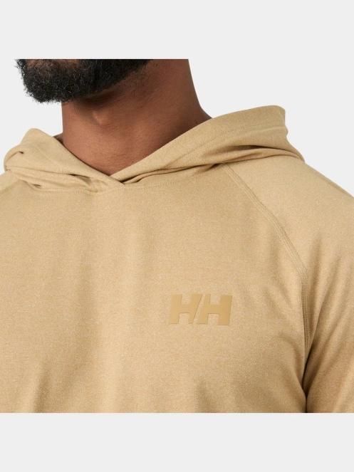 Helly Hansen Tyri Knit Hoodie férfi kapucnis pulóver homok színben 5