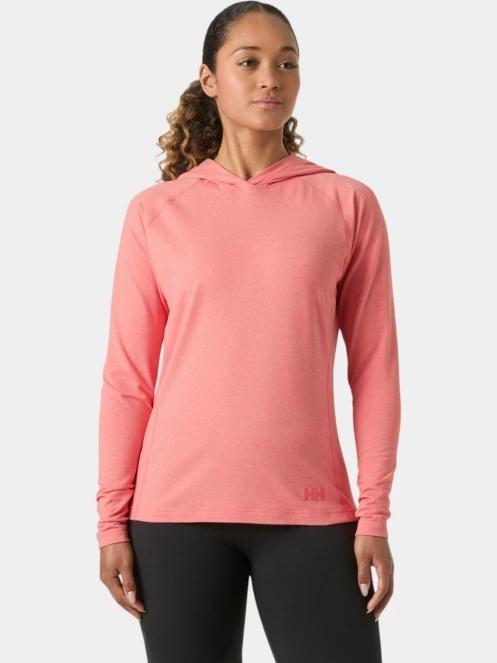 Helly Hansen W Tyri Knit Hoodie női kapucnis pulóver rózsaszín színben 2