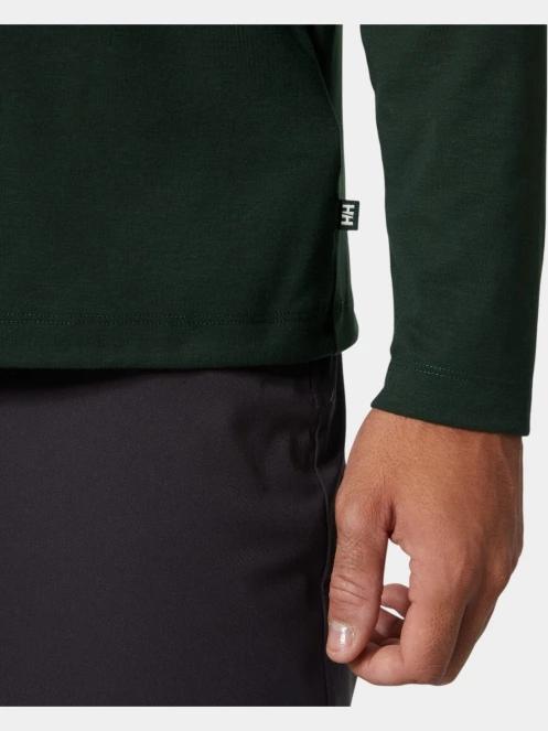 Helly Hansen Skog Graphic Ls Tee férfi hosszú ujjú póló zöld színben 4