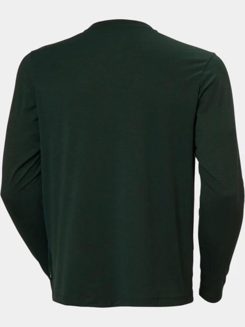 Helly Hansen Skog Graphic Ls Tee férfi hosszú ujjú póló zöld színben 7