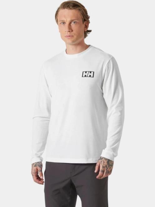 Helly Hansen Skog Graphic Ls Tee férfi hosszú ujjú póló fehér színben 2
