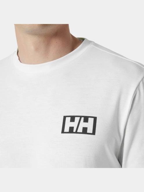 Helly Hansen Skog Graphic Ls Tee férfi hosszú ujjú póló fehér színben 4
