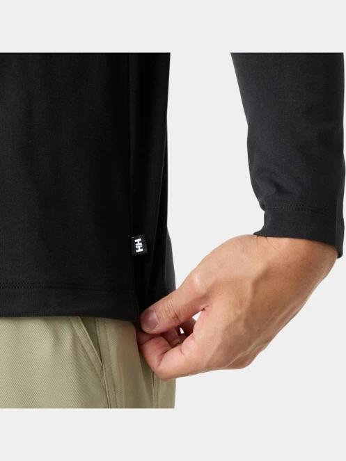 Helly Hansen Skog Graphic Ls Tee férfi hosszú ujjú póló fekete színben 4