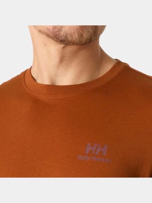 Helly Hansen Nord Graphic T-Shirt férfi rövid ujjú póló narancssárga színben 4