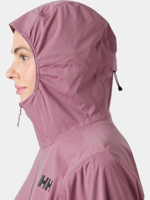 Helly Hansen W Momentum 3L Stretch Jacket női héjkabát lila színben 4