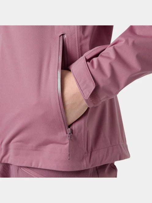 Helly Hansen W Momentum 3L Stretch Jacket női héjkabát lila színben 5