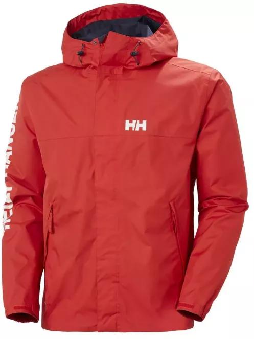 Helly Hansen Ervik Jacket férfi esőkabát piros színben 4