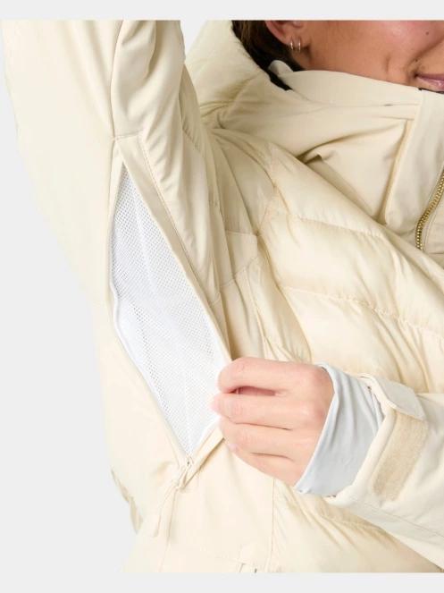 Helly Hansen W Avanti Jacket női steppelt síkabát homok színben 5