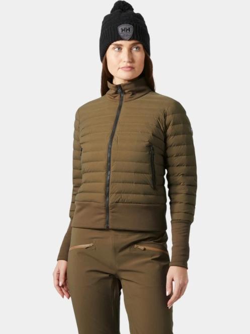 Helly Hansen W Avanti Down Midlayer női pehelykabát oliva színben 2