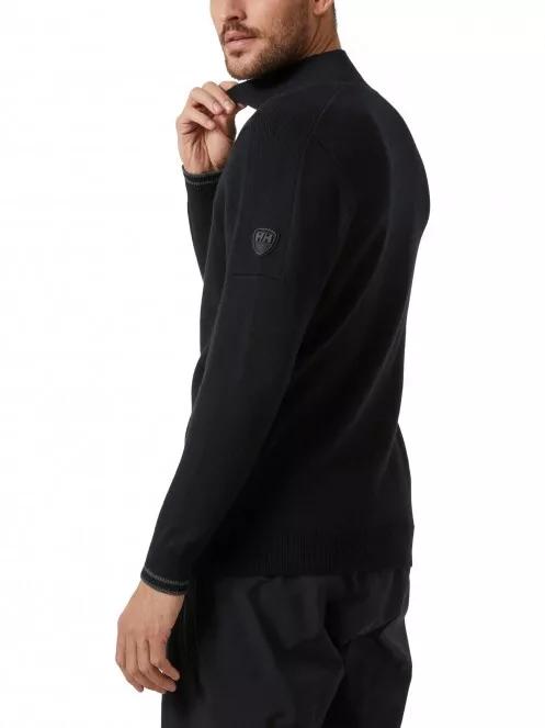 Helly Hansen Kitzbuhel Knitted Sweat férfi polár pulóver fekete színben 3