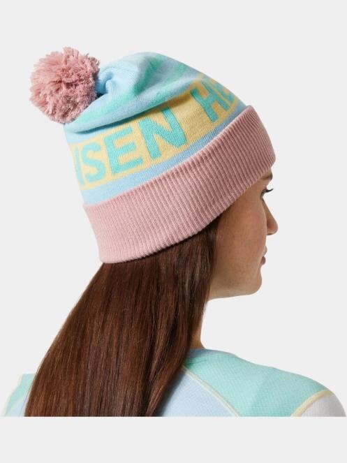 Helly Hansen Ridgeline Beanie bojtos sapka világoskék színben 4