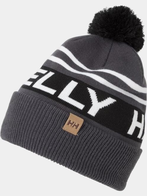 Helly Hansen Ridgeline Beanie bojtos sapka szürke színben 2
