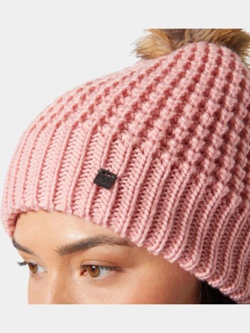 Helly Hansen W Snowfall Beanie női bojtos sapka rózsaszín színben 5