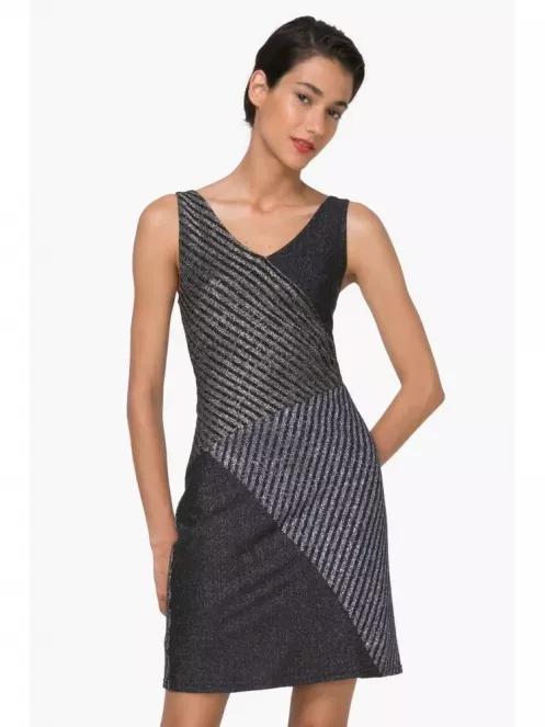 Desigual Vest Aldara női ruha szürke színben 2