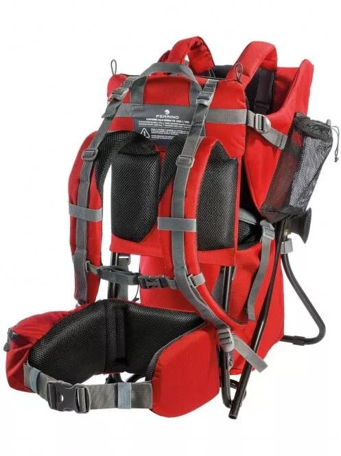 Ferrino Backpack Caribou babahordozó hátizsák piros színben 3