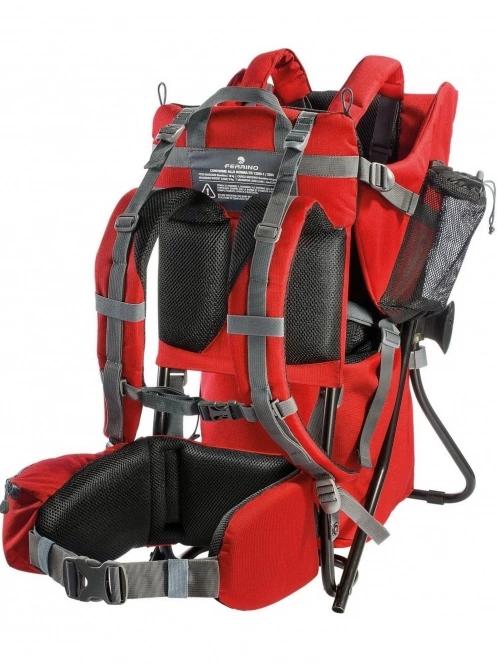Ferrino Backpack Caribou férfi babahordozó hátizsák piros színben 2