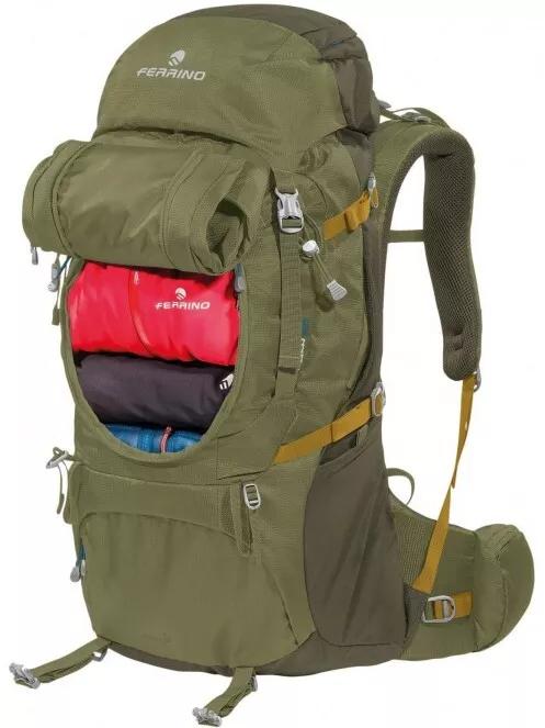 Ferrino Backpack Transalp 60 túrahátizsák zöld színben 3