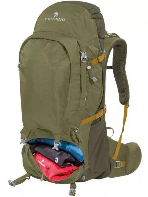 Ferrino Backpack Transalp 60 túrahátizsák zöld színben 4