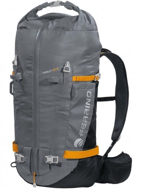 Ferrino Backpack Triolet 32+5 férfi hegymászó hátizsák szürke színben 4