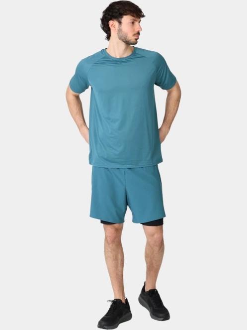 Rukka Rukka Musku 2in1 férfi sport rövidnadrág zöld színben 5