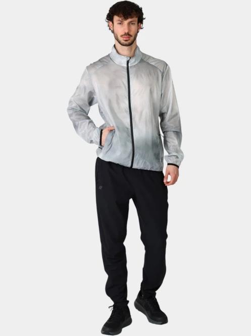 Rukka Rukka Mailo Print férfi futódzseki szürke színben 5