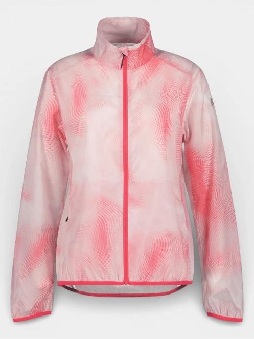 Rukka Rukka Maile Print női futódzseki rózsaszín színben 2