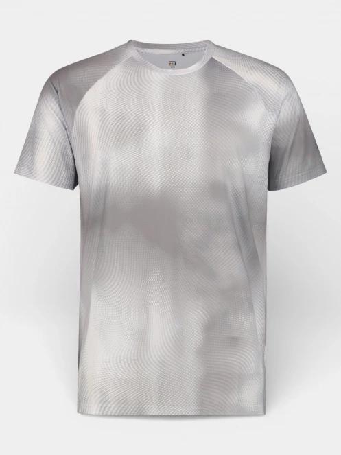 Rukka Rukka Muukko Print férfi rövid ujjú sport póló szürke színben 2