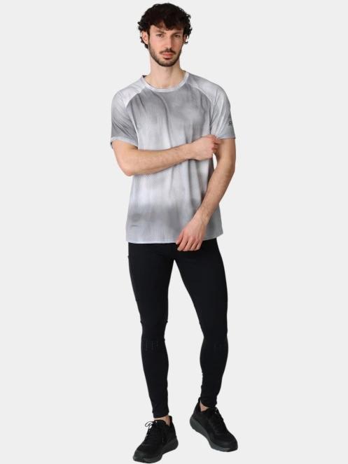 Rukka Rukka Muukko Print férfi rövid ujjú sport póló szürke színben 5