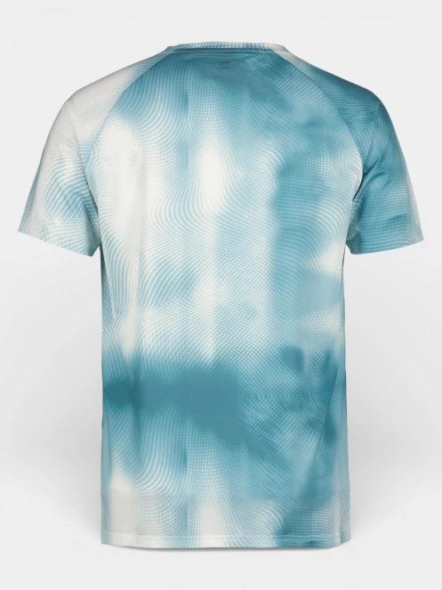 Rukka Rukka Muukko Print férfi rövid ujjú sport póló világoskék színben 4