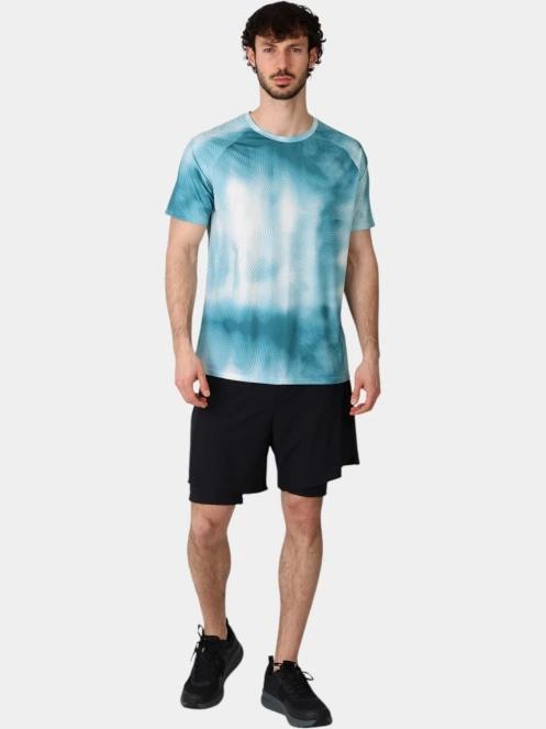 Rukka Rukka Muukko Print férfi rövid ujjú sport póló világoskék színben 5