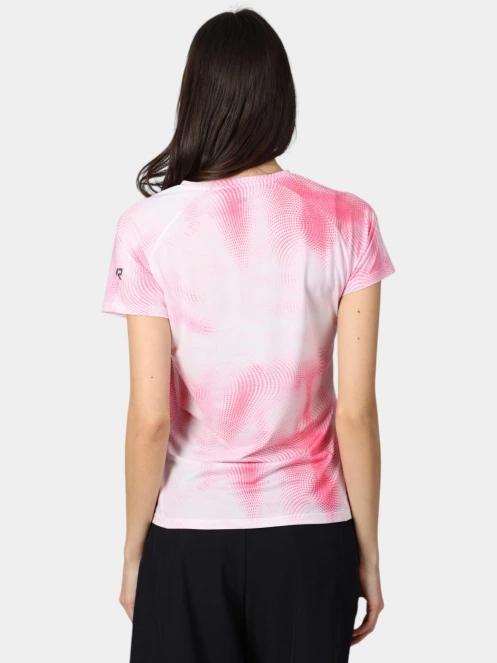 Rukka Rukka Muuko Print női rövid ujjú sport póló rózsaszín színben 4
