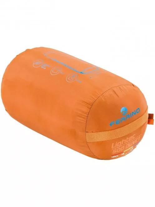 Ferrino Sleepingbag Lightech 500 Duvet Rds Down hálózsák narancssárga színben 4