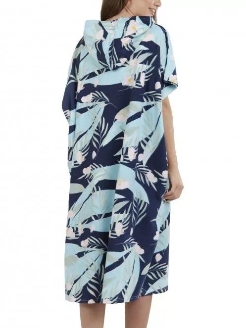 Fundango Amarante Surf Poncho női fürdőköpeny kék színben 3