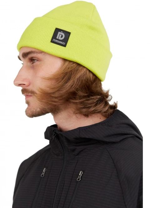 Fundango Nahu Beanie kötött sapka zöld színben 4