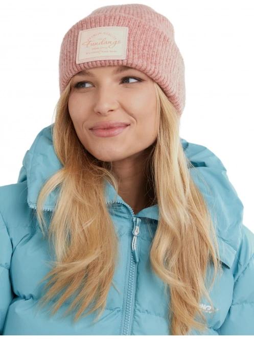 Fundango Grace Beanie női kötött sapka rózsaszín színben 3
