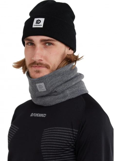 Fundango Elion Neckwarmer csősál szürke színben 4