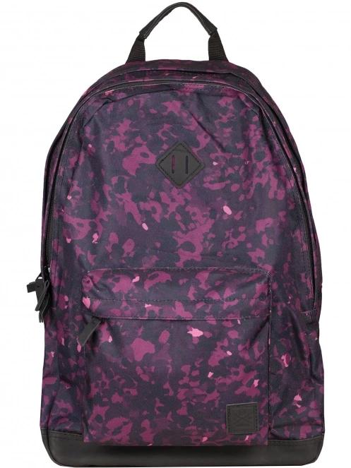 Fundango Plain Backpack női városi hátizsák lila színben 2