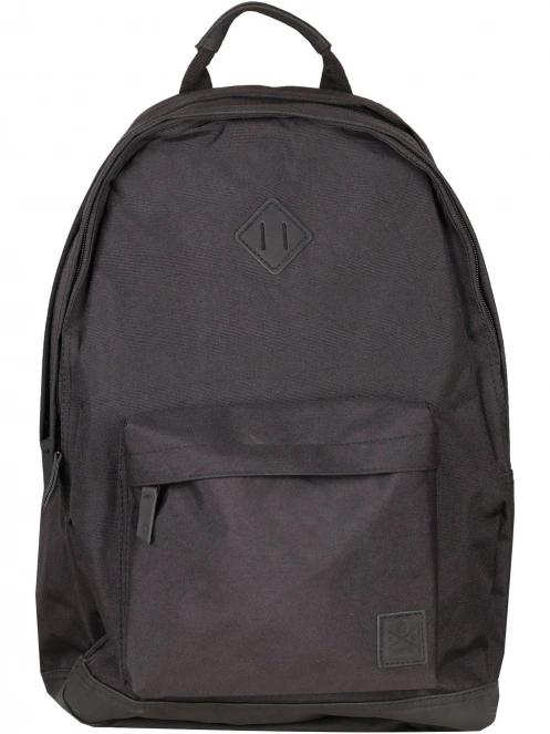 Fundango Plain Backpack városi hátizsák fekete színben 2