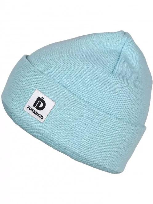 Fundango Nahu Beanie kötött sapka világoskék színben 2