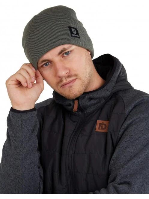 Fundango Nahu Beanie kötött sapka szürke színben 3