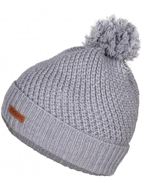 Fundango Renna Beanie női kötött sapka szürke színben 2