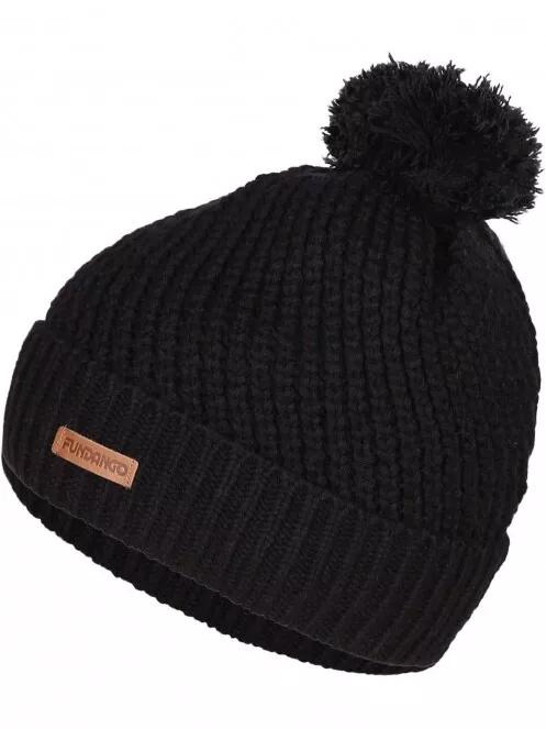 Fundango Renna Beanie női kötött sapka fekete színben 2