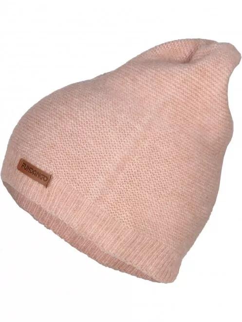 Fundango NARA Beanie női kötött sapka rózsaszín színben 2