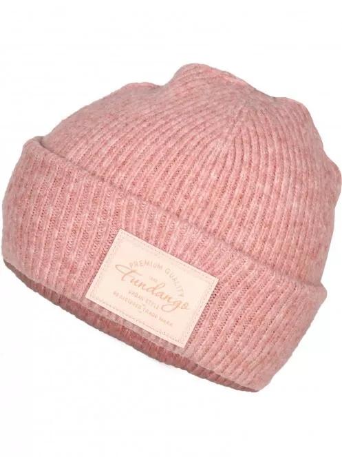 Fundango Grace Beanie női kötött sapka rózsaszín színben 2