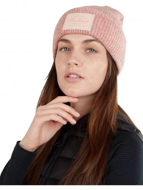 Fundango Grace Beanie női kötött sapka rózsaszín színben 3