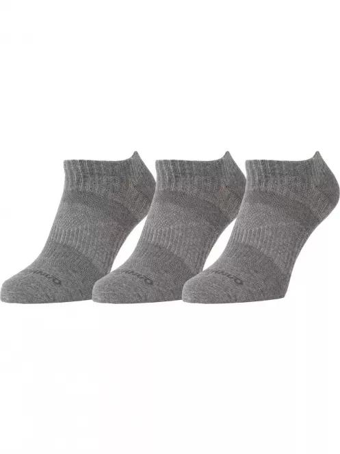 Fundango Noshow sport 3-pack sportzokni szürke színben 2