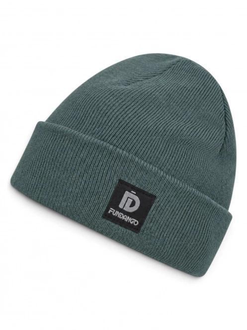 Fundango Nahu Beanie kötött sapka homok színben 2