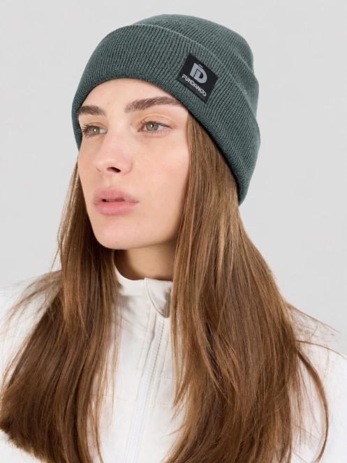 Fundango Nahu Beanie kötött sapka homok színben 4